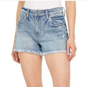 Kut From The Kloth Jane High Rise Fray Hem Denim‎ Shorts Indigo 2 Stitch Fix Nwt